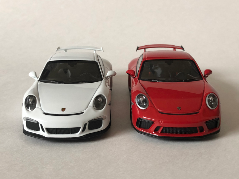 Illustration for article titled A Closer Look at the Minichamps 1/43 991 GT3s
